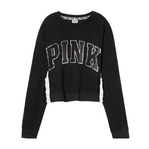 Victoria’s Secret PINK Slouchy Lace Up Crew